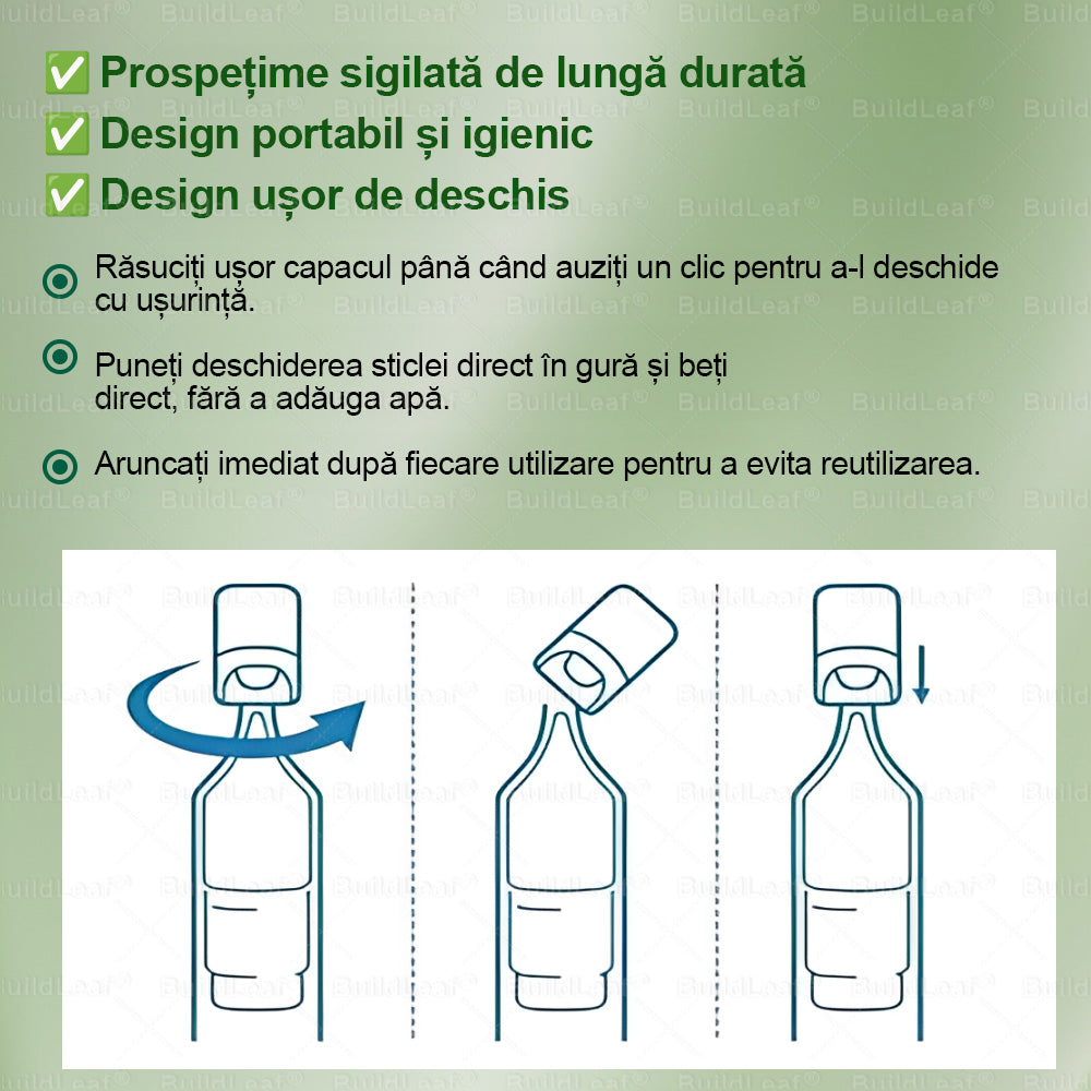 🎁𝑩𝒖𝒊𝒍𝒅𝑳𝒆𝒂𝒇® GLP-1 8-în-1 Fit & Vital Soluție orală – ⏰ O dată pe zi, schimbări vizibile în 7 zile / Pentru obezitate, sănătatea inimii și a sistemului cardiovascular, diabet, apnee de somn, sănătatea intestinelor, probleme articulare și multe altele🎁