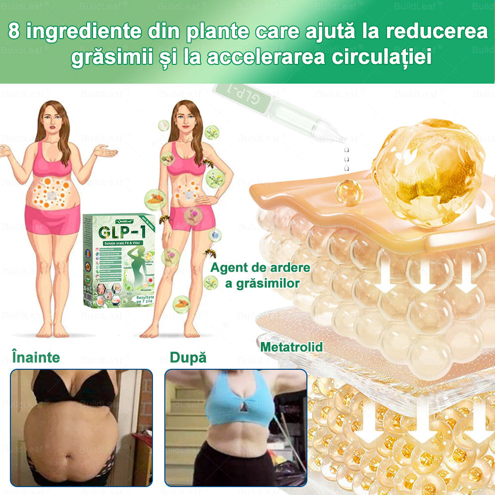 🎁𝑩𝒖𝒊𝒍𝒅𝑳𝒆𝒂𝒇® GLP-1 8-în-1 Fit & Vital Soluție orală – ⏰ O dată pe zi, schimbări vizibile în 7 zile / Pentru obezitate, sănătatea inimii și a sistemului cardiovascular, diabet, apnee de somn, sănătatea intestinelor, probleme articulare și multe altele🎁